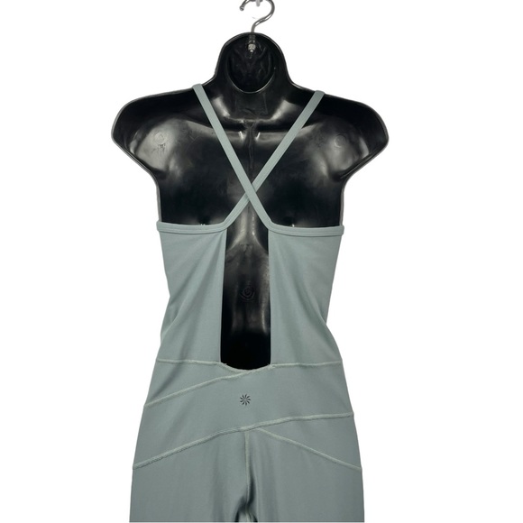 Athleta Pirouette Full Length Bodysuit in Metropolis Grey (Sage Green) Size M - Picture 8 of 13